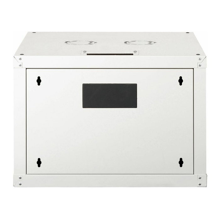 EQUIP Rack de Red de Pared 7U 19" (600x600mm) con Puerta de Cristal Ajustable Gris Claro - EPM-07-6060-G-CBAA