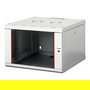 EQUIP Rack de Red de Pared 7U 19" (600x600mm) con Puerta de Cristal Ajustable Gris Claro - EPM-07-6060-G-CBAA