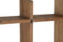 DKD Home Decor Estantería Pared Teca 120x15x120