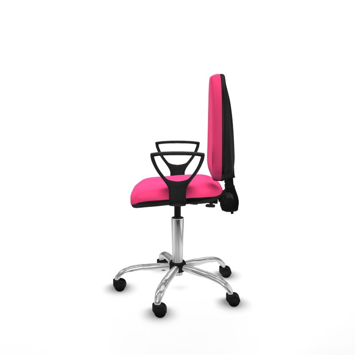 PIQUERAS Y CRESPO Silla de oficina Aýna Rosa con brazos fijos