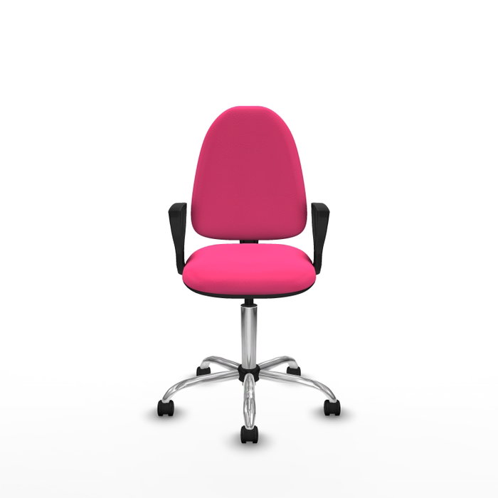 PIQUERAS Y CRESPO Silla de oficina Aýna Rosa con brazos fijos
