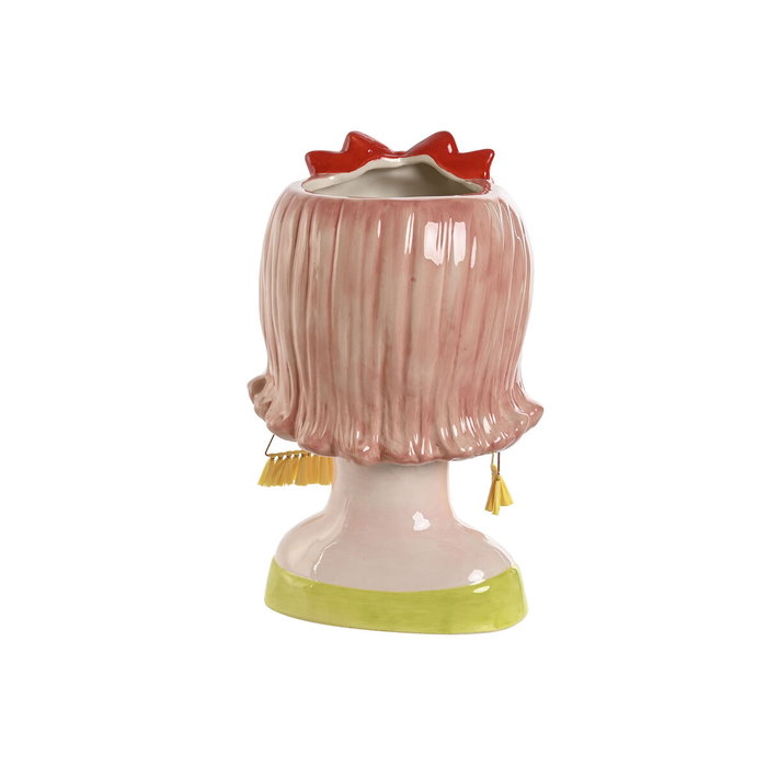 DKD Home Decor Macetero Dolomite Busto Mujer Chica - Set de 2 unidades DKD Home Decor Macetero Dolomite Busto Mujer Chica - Set de 2 unidades