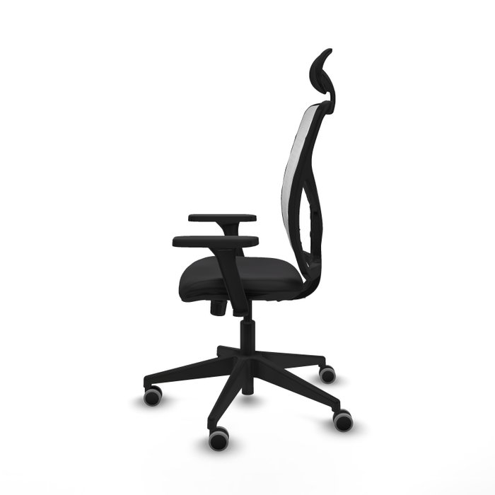 PIQUERAS Y CRESPO Silla de oficina Motilla con mecanismo Sincro, Similpiel Negro y Malla Blanco PIQUERAS Y CRESPO Silla de oficina Motilla con mecanismo Sincro, Similpiel Negro y Malla Blanco