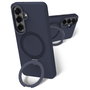 dbramante1928 Roskilde funda para Samsung Galaxy S26 con soporte magnético y MagSafe, Deep Water
