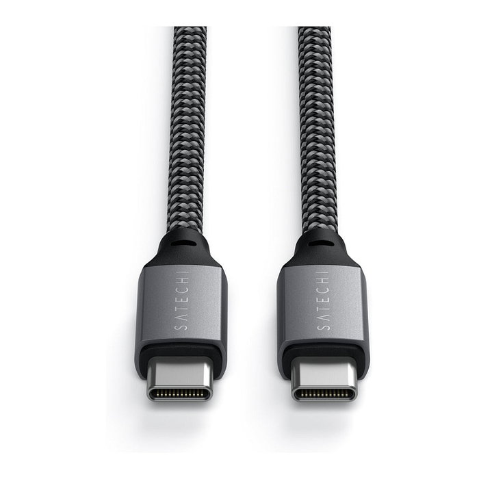 Satechi Cable USB-C a USB-C de 2.00 m antracita ST-TCC2MM Satechi Cable USB-C a USB-C de 2.00 m antracita ST-TCC2MM
