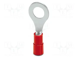 PHOENIX CONTACT Conector de punta de ojillo rojo M6 1,5mm2 aislados