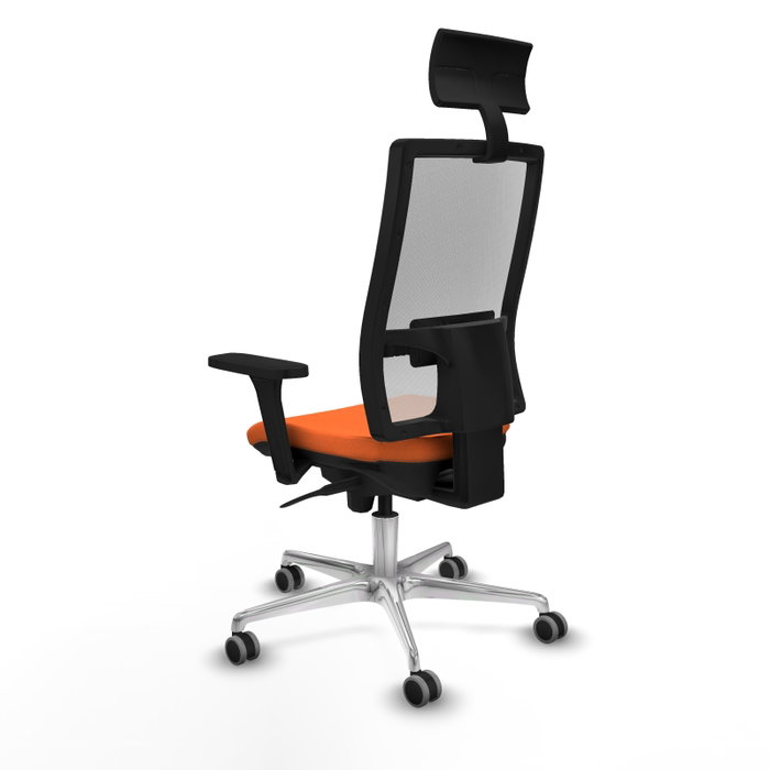 PIQUERAS Y CRESPO Silla de oficina Horna Naranja y Blanco PIQUERAS Y CRESPO Silla de oficina Horna Naranja y Blanco