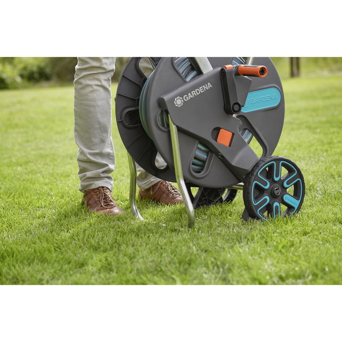 Gardena Enrollador de manguera Aquaroll Easy con manguera de 30 m