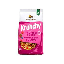 BARNHOUSE Muesli Krunchy Frutos Bosque 375Gr. Bio Vegano Sin Trigo