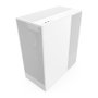 NZXT H7 Flow CM-H72FW-01 Torre Media para PC Blanco ATX con Panel de Vidrio Templado, 3 Ventiladores Frontales, Soporte para 360 mm y Fuente de Alimentación No Incluida