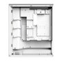 NZXT H7 Flow CM-H72FW-01 Torre Media para PC Blanco ATX con Panel de Vidrio Templado, 3 Ventiladores Frontales, Soporte para 360 mm y Fuente de Alimentación No Incluida