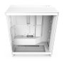NZXT H7 Flow CM-H72FW-01 Torre Media para PC Blanco ATX con Panel de Vidrio Templado, 3 Ventiladores Frontales, Soporte para 360 mm y Fuente de Alimentación No Incluida