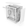 NZXT H7 Flow CM-H72FW-01 Torre Media para PC Blanco ATX con Panel de Vidrio Templado, 3 Ventiladores Frontales, Soporte para 360 mm y Fuente de Alimentación No Incluida