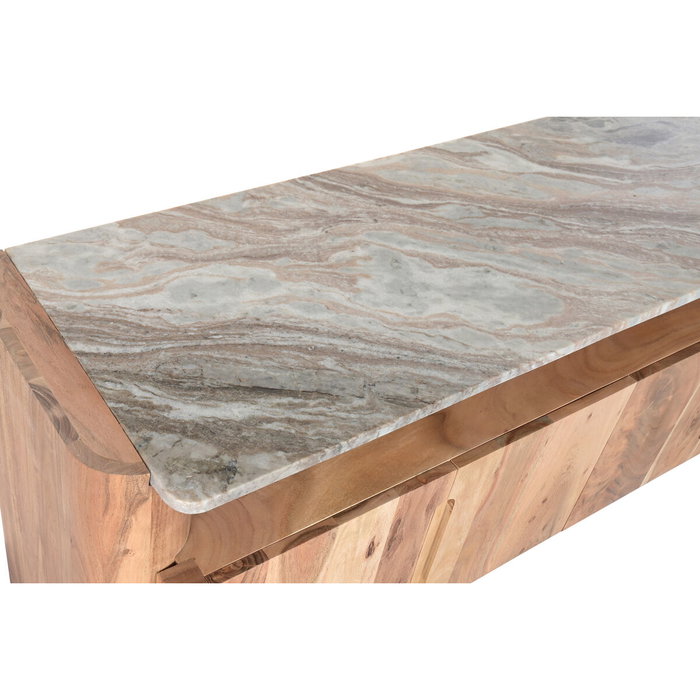 DKD Home Decor Mueble TV Acacia y Mármol 150x40x60 cm DKD Home Decor Mueble TV Acacia y Mármol 150x40x60 cm