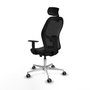 PIQUERAS Y CRESPO Silla de oficina Jorquera con mecanismo Sincro/Traslack Negro