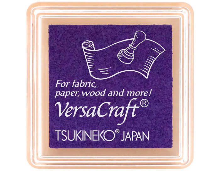 Tsukineko VERSACRAFT Almohadilla de Tinta Textil Morado Peonía 33x33mm Tsukineko VERSACRAFT Almohadilla de Tinta Textil Morado Peonía 33x33mm