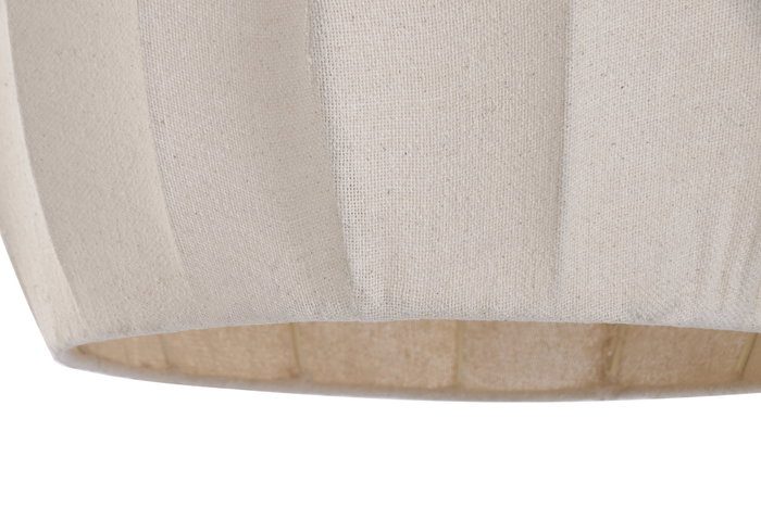 DKD Home Decor Lámpara de Techo Gota en Algodón y Hierro Natural