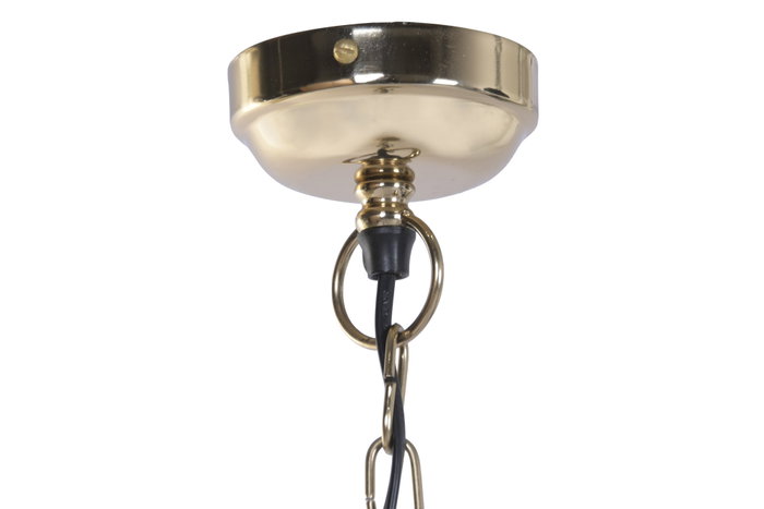 DKD Home Decor Lámpara de Techo Gota en Algodón y Hierro Natural DKD Home Decor Lámpara de Techo Gota en Algodón y Hierro Natural