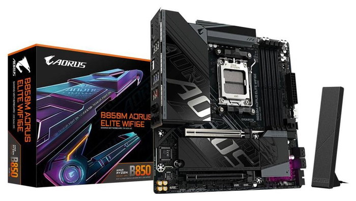 Gigabyte B850M AORUS ELITE WIFI6E Micro-ATX Gigabyte B850M AORUS ELITE WIFI6E Micro-ATX