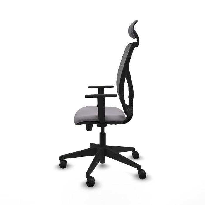 PIQUERAS Y CRESPO Silla de oficina Motilla Gris con Mecanismo Sincro/Traslack PIQUERAS Y CRESPO Silla de oficina Motilla Gris con Mecanismo Sincro/Traslack