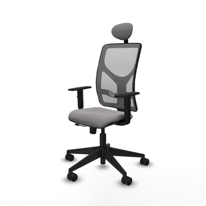 PIQUERAS Y CRESPO Silla de oficina Motilla Gris con Mecanismo Sincro/Traslack PIQUERAS Y CRESPO Silla de oficina Motilla Gris con Mecanismo Sincro/Traslack
