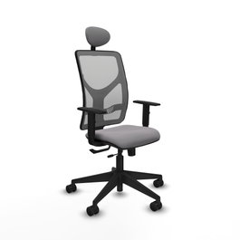 PIQUERAS Y CRESPO Silla de oficina Motilla Gris con Mecanismo Sincro/Traslack