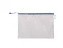 Djois Bolsa multiusos DIN A4 impermeable con cremallera azul
