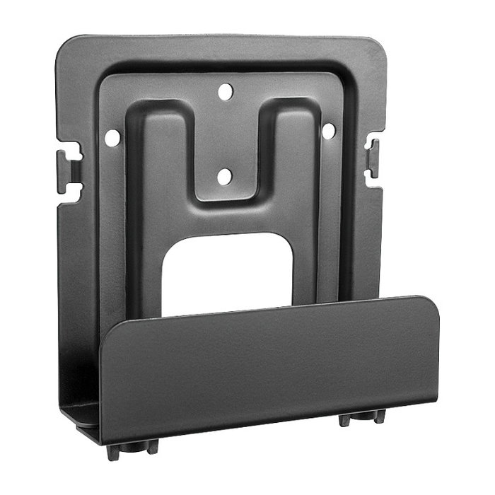 LogiLink BP0049 Kit de Extensión para Media Player Universal, Soporte de Pared Ajustable, Negro, Acero, Capacidad 1 kg, 128 x 46 x 140 mm