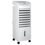 Orbegozo AIR 46 Climatizador, Purificador y Humidificador 55W con Depósito 6L, 3 Velocidades, Mando a Distancia y Temporizador de 7 Horas, Color Blanco