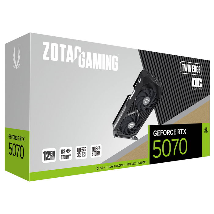 Zotac RTX 5070 TWIN EDGE OC 12GB GDDR7 Tarjeta Gráfica