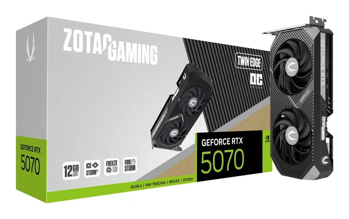 ZOTAC GeForce RTX 5070 Twin Edge OC 12 GB GDDR7