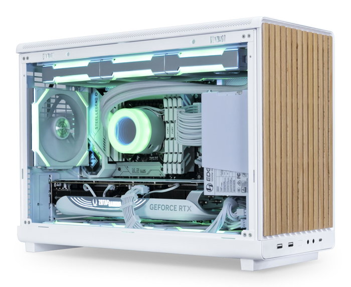 Lian Li A3 mATX Wood Glass Edition White Lian Li A3 mATX Wood Glass Edition White