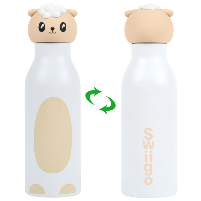 The Concept Factory Termo Botella 400 ml Swiigo Fr - Acero Inoxidable