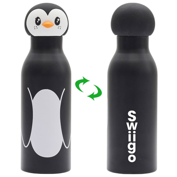 The Concept Factory Termo Botella 400 ml Swiigo Fr - Acero Inoxidable