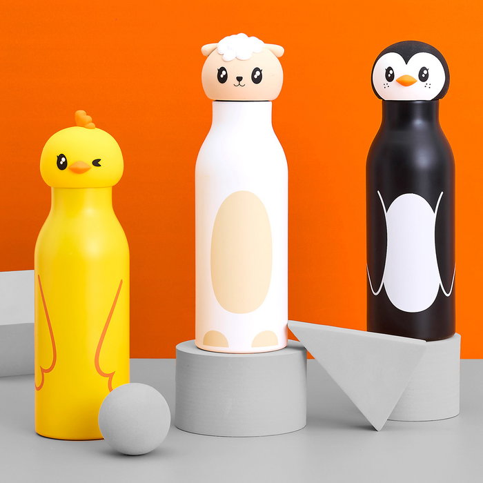 The Concept Factory Termo Botella 400 ml Swiigo Fr - Acero Inoxidable