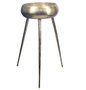DKD Home Decor Macetero de Aluminio Dorado 35,5x35,5x77 cm