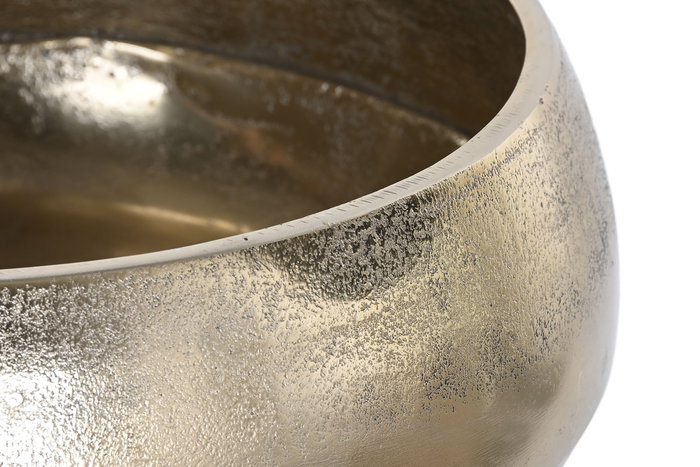 DKD Home Decor Macetero Moderno Dorado Aluminio 35.5 x 77 x 35.5 cm