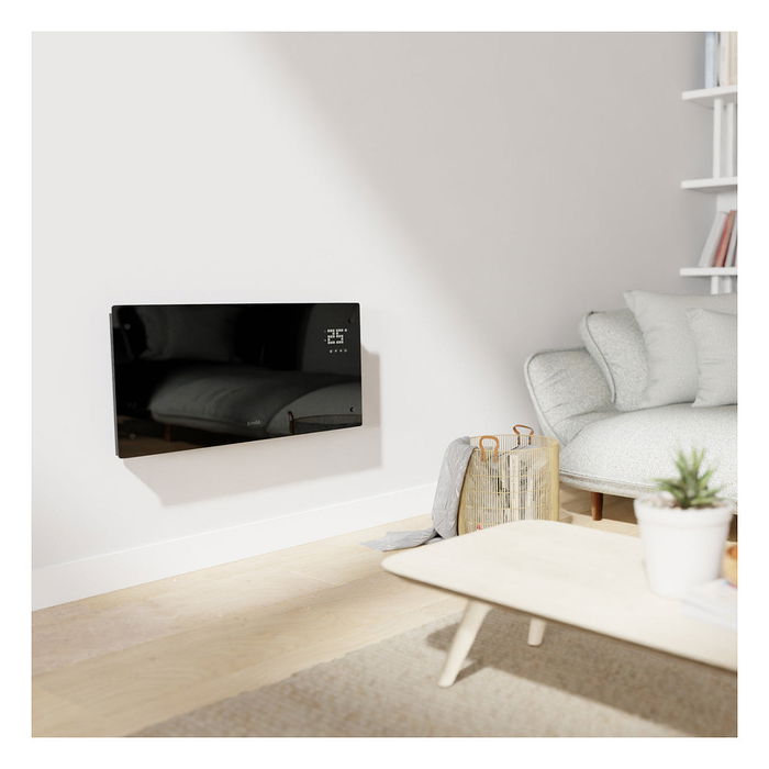 Hombli Calentador Convector de Vidrio 2000W Negro