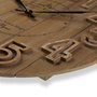 Versa Reloj de Pared Clement Madera MDF 60x6x60 cm