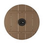 Versa Reloj de Pared Clement Madera MDF 60x6x60 cm