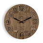 Versa Reloj de Pared Clement Madera MDF 60x6x60 cm