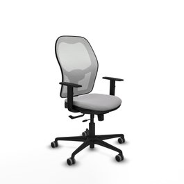 PIQUERAS Y CRESPO Silla de oficina Jorquera Gris claro y Blanco
