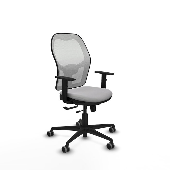 PIQUERAS Y CRESPO Silla de oficina Jorquera Gris claro y Blanco PIQUERAS Y CRESPO Silla de oficina Jorquera Gris claro y Blanco