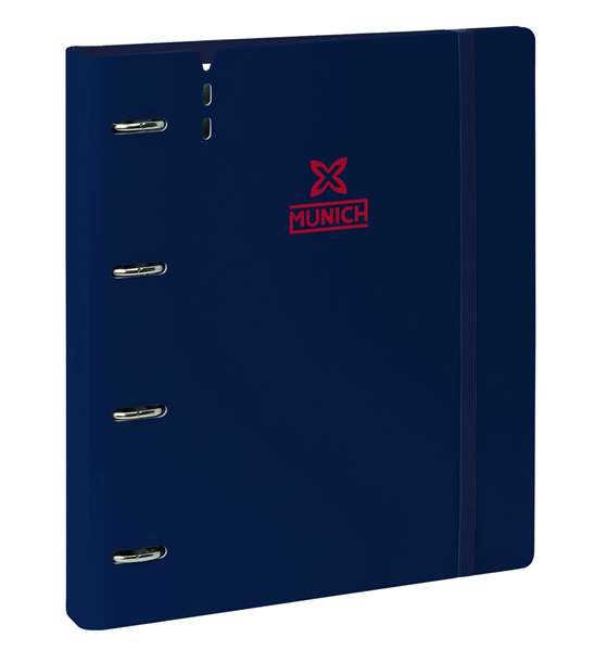 Carpeta de anillas Munich Royal Azul 27 X 32 X 4 cm