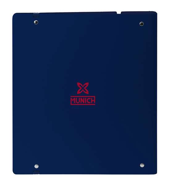 Carpeta de anillas Munich Royal Azul 27 X 32 X 4 cm