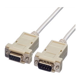 VALUE 11.99.6218 Cable RS232 DB9ST/BU18M Beige 1,8 m DB-9 a DB-9