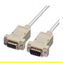 VALUE 11.99.6218 Cable RS232 DB9ST/BU18M Beige 1,8 m DB-9 a DB-9