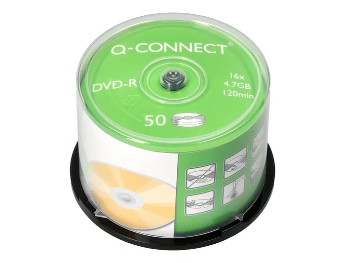 Q-connect Bote de 50 unidades DVD-R 4,7 GB 16x Q-connect Bote de 50 unidades DVD-R 4,7 GB 16x