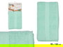 Berilo Toalla Turquesa 150x90 cm, Algodón y Poliéster, Tamaño 90x150 cm, Color Turquesa, 80% Algodón 20% Poliéster (Set de 12)
