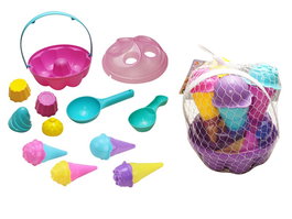 Conjunto Cubo con Accesorios Color Surtido 18x18 cm Playa MARBUENO SUMMER 10545